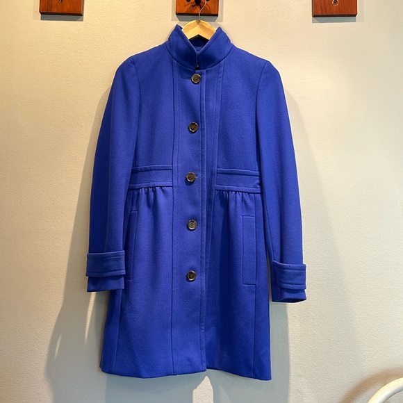 J. Crew Royal Blue Coat - Picture 1 of 15
